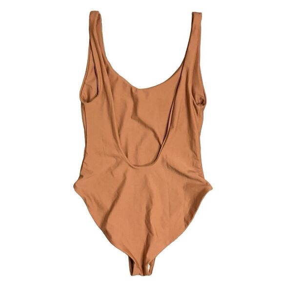 Madewell x Jade Swim WMNS M Nude Contour One-Piece Swimsuit NG179 Cheeky - Picture 9 of 11